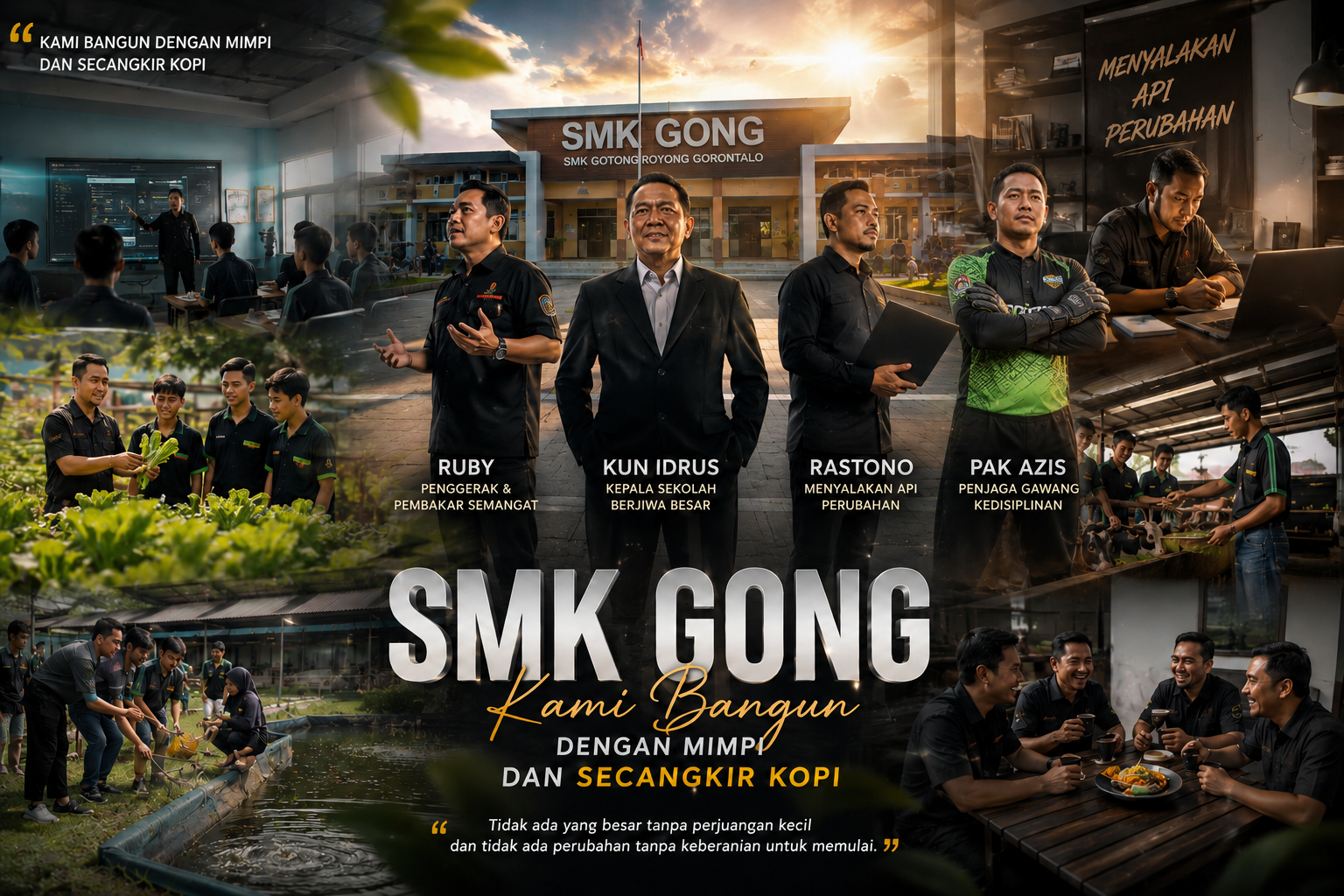 SMK Gong : Tumbuh dari Mimpi dan Secangkir Kopi